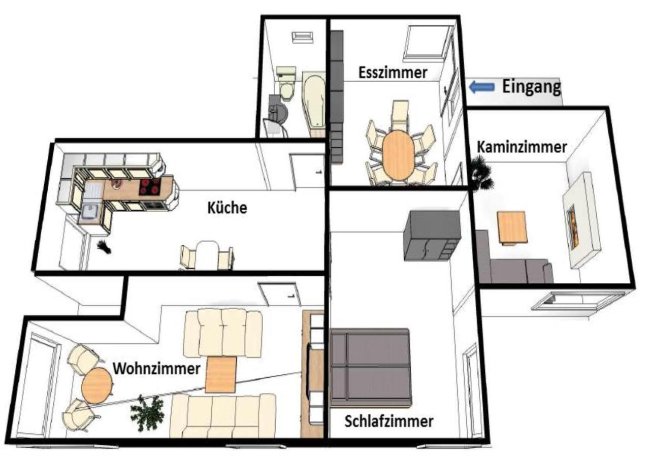 Ferienwohnung Deutschmann Dahlen Bagian luar foto